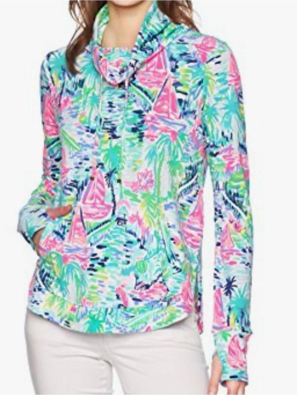 Lilly Pulitzer Fletcher popover women’s sweatshirt size XS